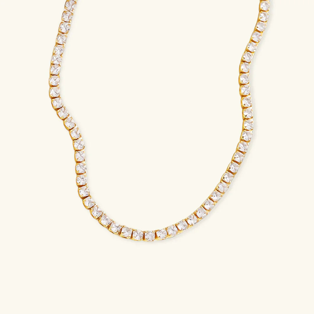[AuraEcho]Isolde Diamond Tennis Necklace
