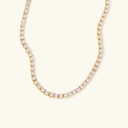 [AuraEcho]Isolde Diamond Tennis Necklace