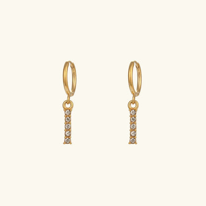 [AuraEcho]Wilhemina Initial Letter Earrings