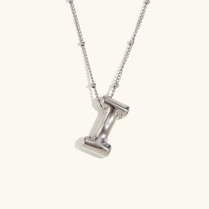 [AuraEcho]Balloon Gold Initial Necklace