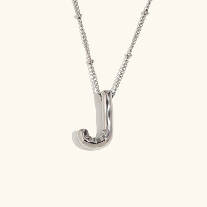 [AuraEcho]Balloon Gold Initial Necklace