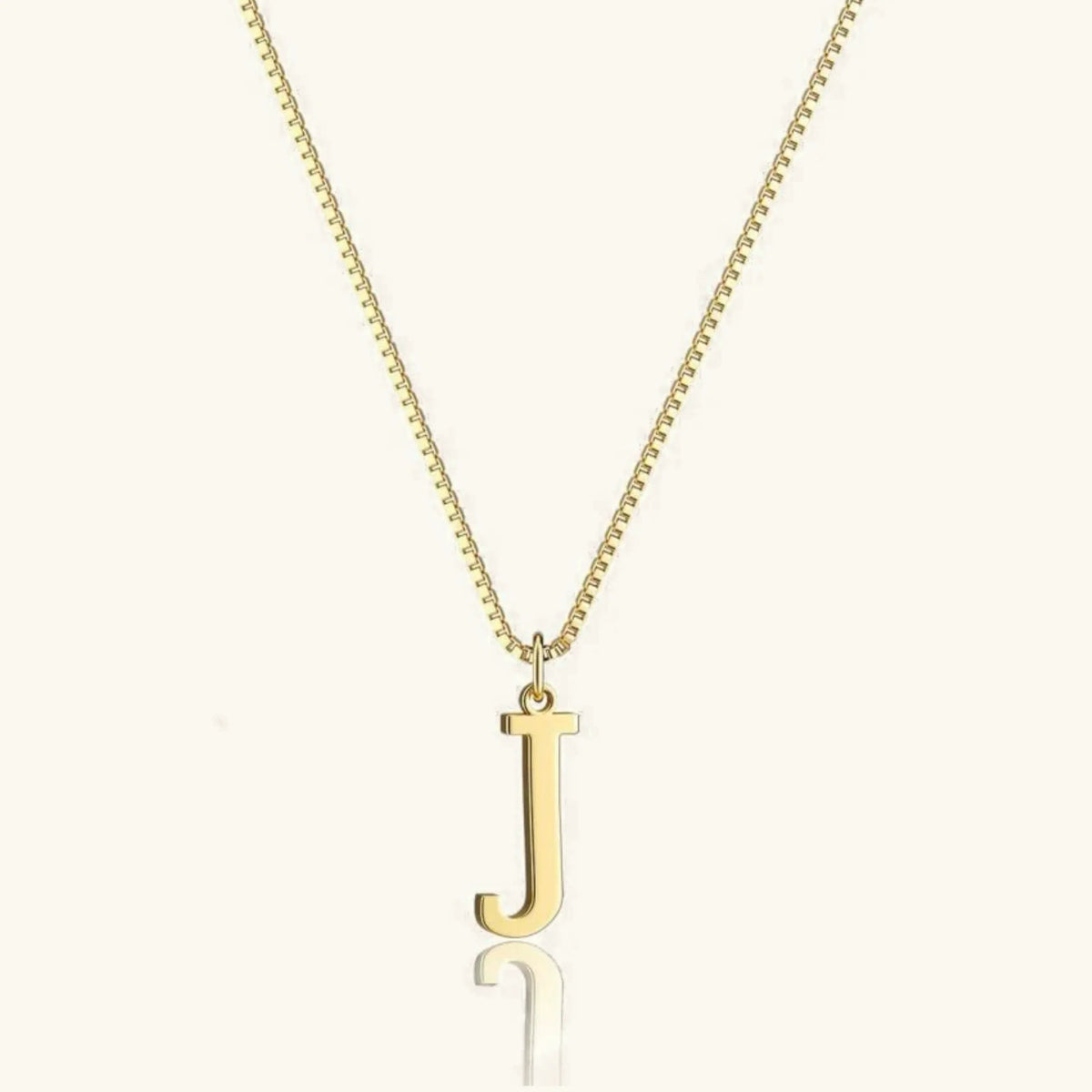 [AuraEcho]Therese Letter Initial Gold Necklace