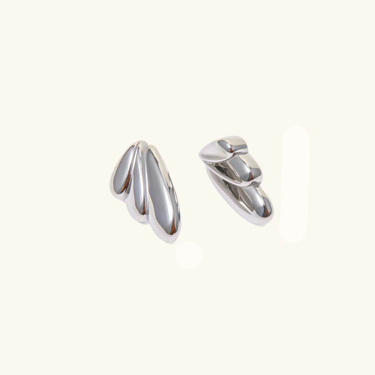 [AuraEcho]Saffron Gold Earrings