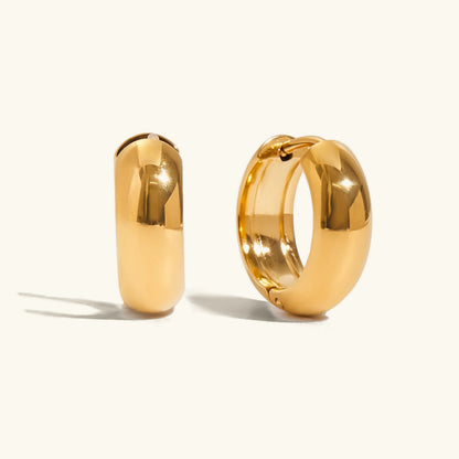 [AuraEcho]Clarabelle Staple Gold Hoops Bundle