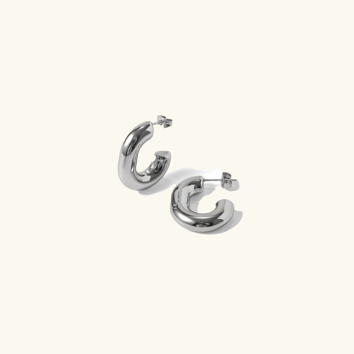 [AuraEcho]Alera Silver Hoops