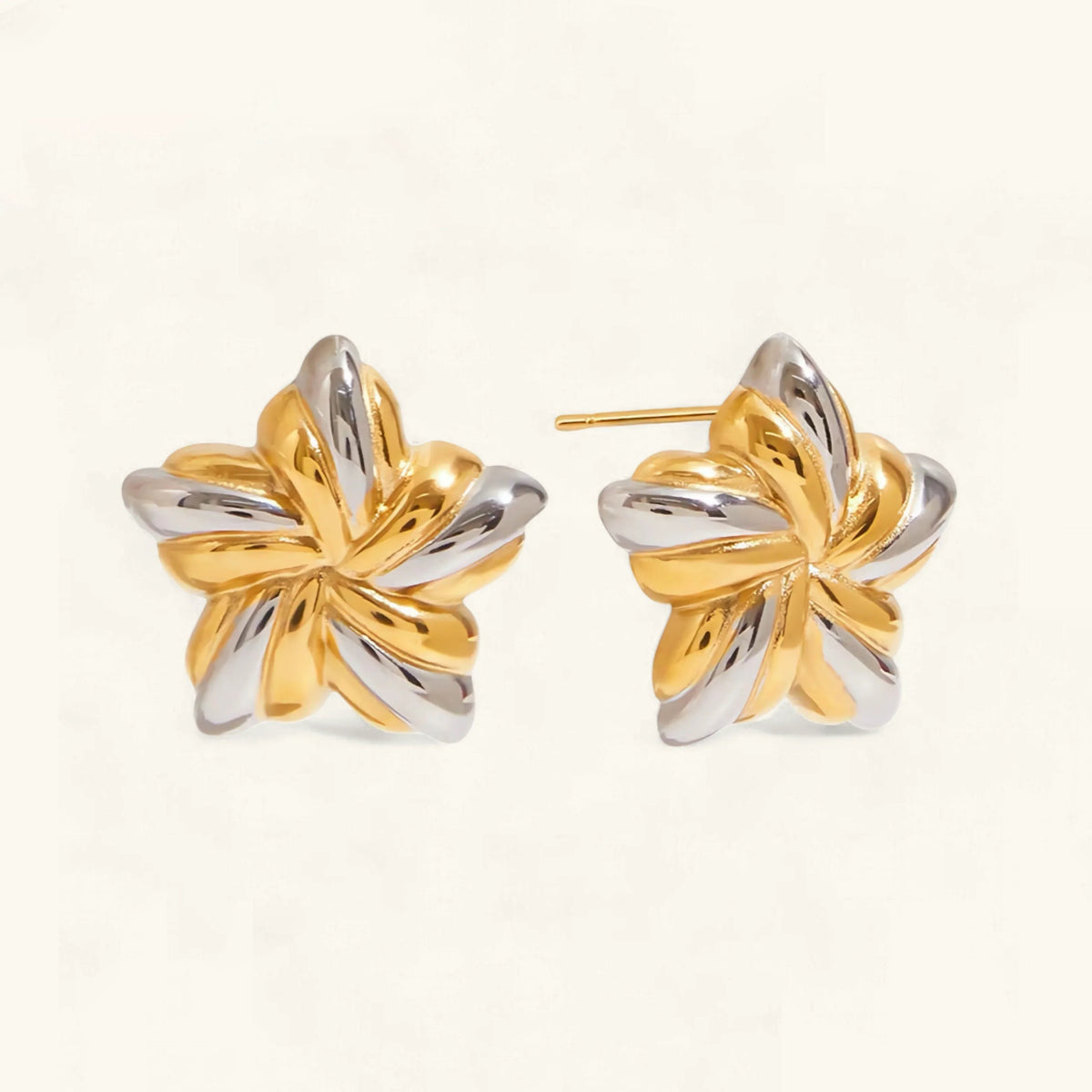 [AuraEcho]Thymes Gold Star Earrings