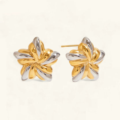 [AuraEcho]Thymes Gold Star Earrings