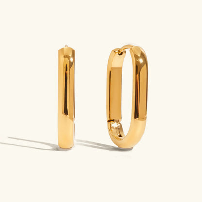 [AuraEcho]Clarabelle Staple Gold Hoops Bundle