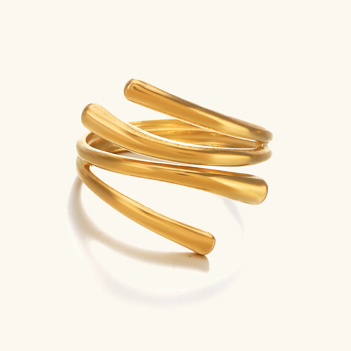 [AuraEcho]Shay Contemporary Gold Ring