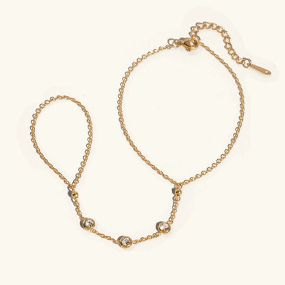 [AuraEcho]Leona Diamond Hand Chain