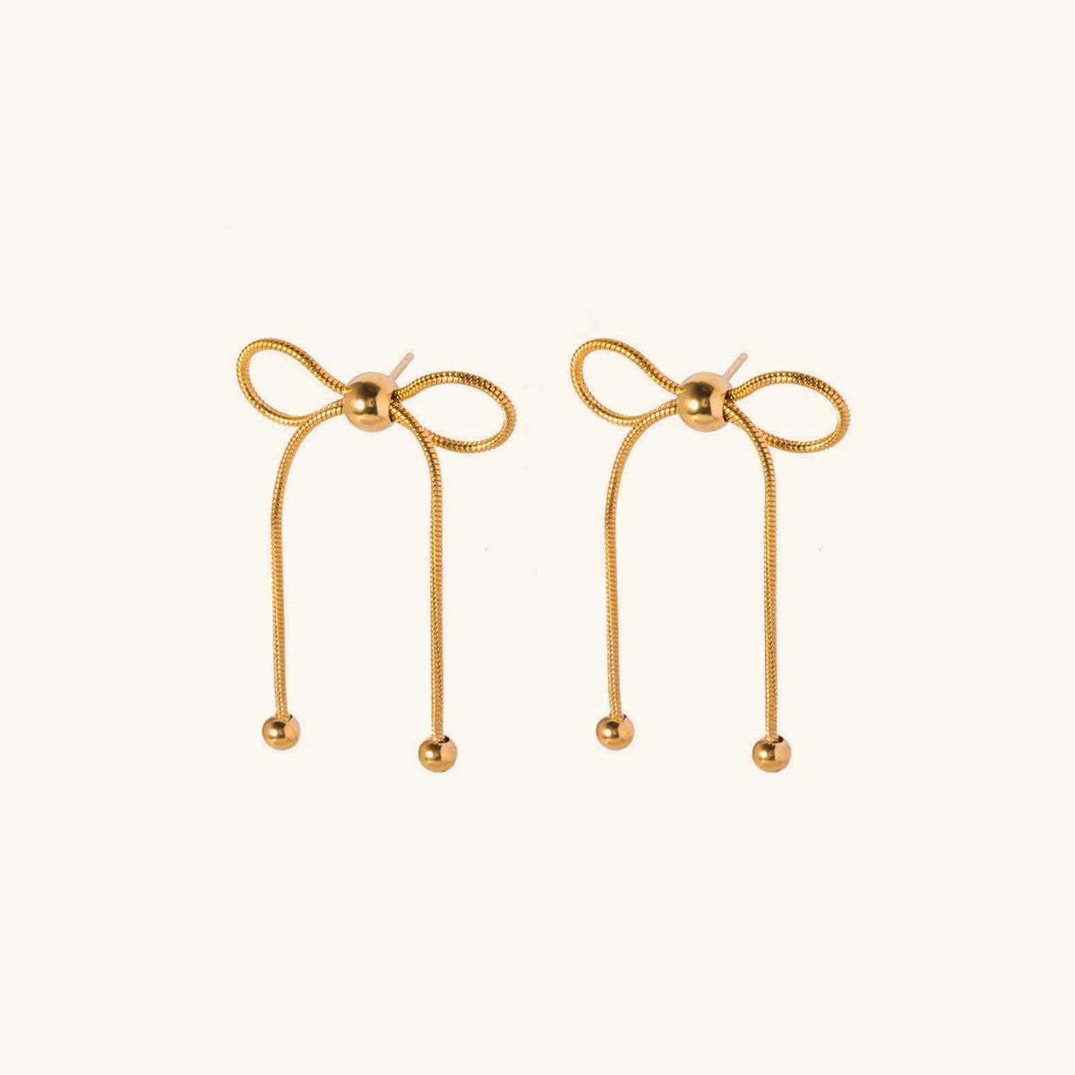 [AuraEcho]Annie Gold Earrings