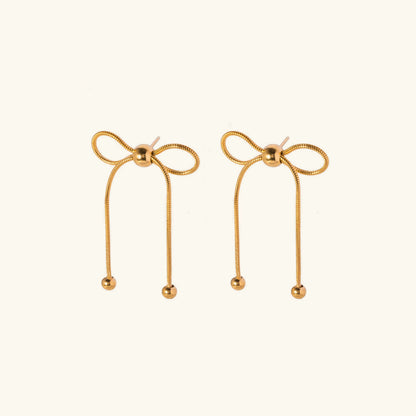 [AuraEcho]Annie Gold Earrings