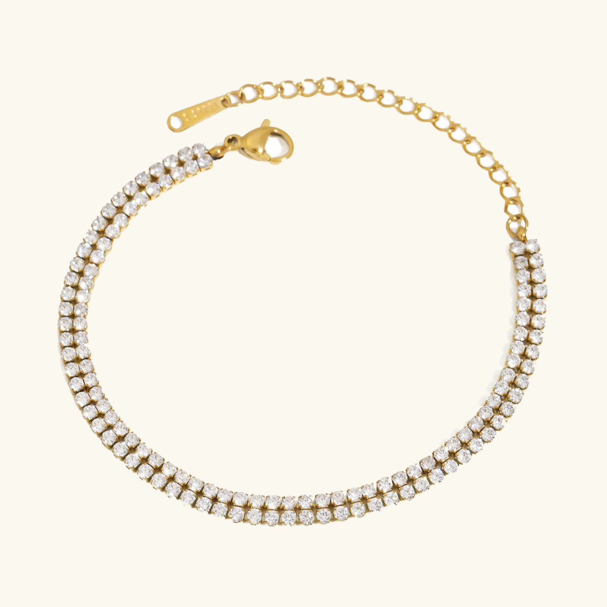 [AuraEcho]Celene Layered Tennis Bracelet