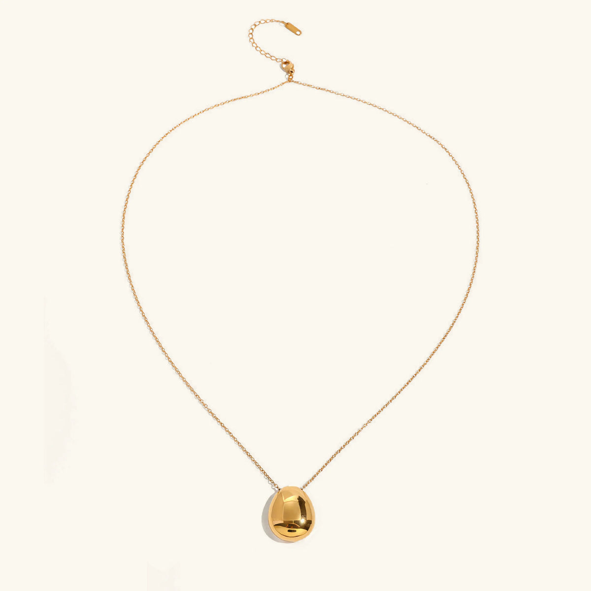 [AuraEcho]Claribel Gold Dome Necklace