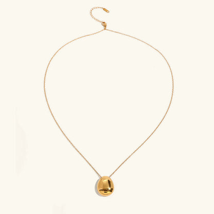 [AuraEcho]Claribel Gold Dome Necklace