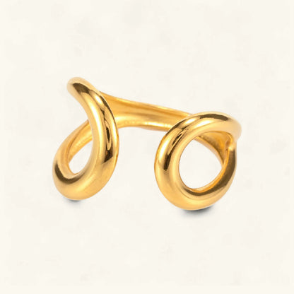 [AuraEcho]Jackie Twisted Band Ring