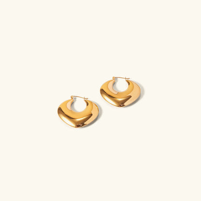 [AuraEcho]Fawn Gold Hoops