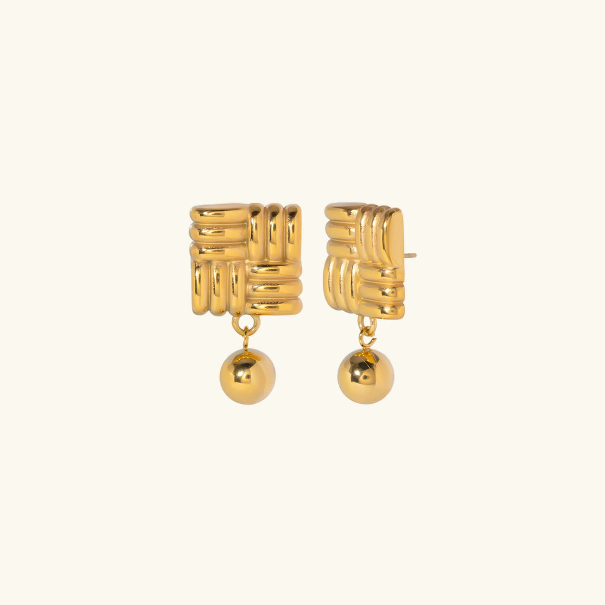 [AuraEcho]Alba Gold Earrings