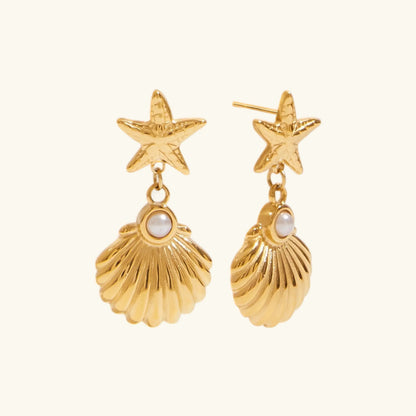 [AuraEcho]Bernadette Freshwater Pearl Earrings
