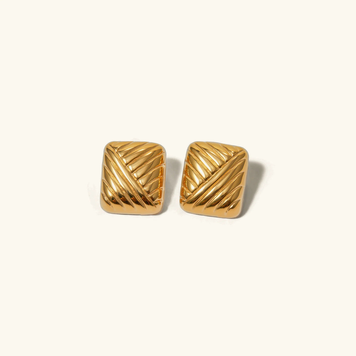 [AuraEcho]Inez Gold Earrings