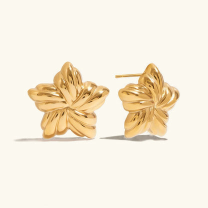 [AuraEcho]Thymes Gold Star Earrings