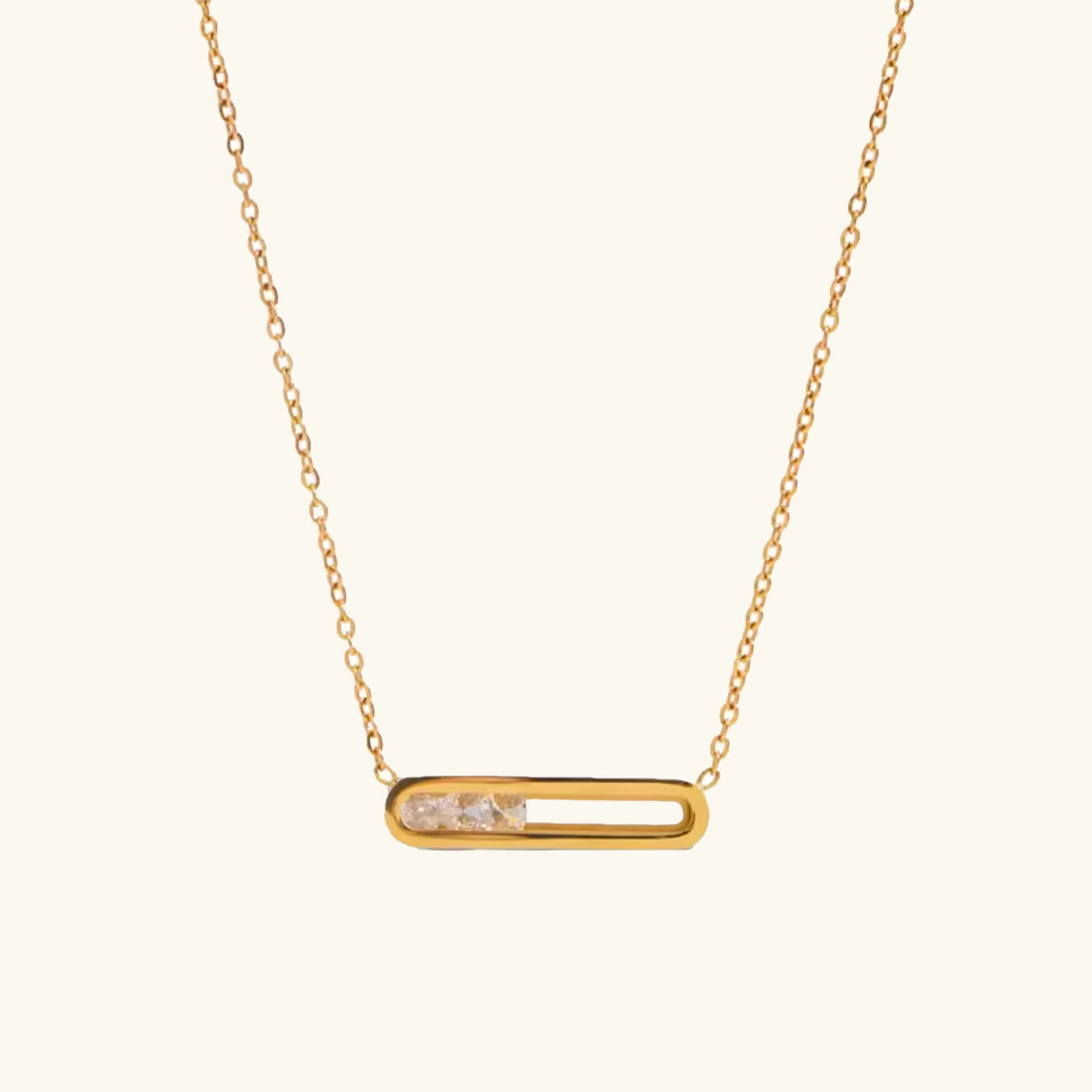 [AuraEcho]Abby Sculpted Gold Pendant
