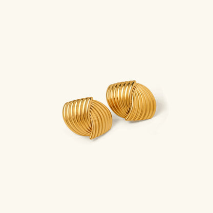 [AuraEcho]Sonia Gold Earrings