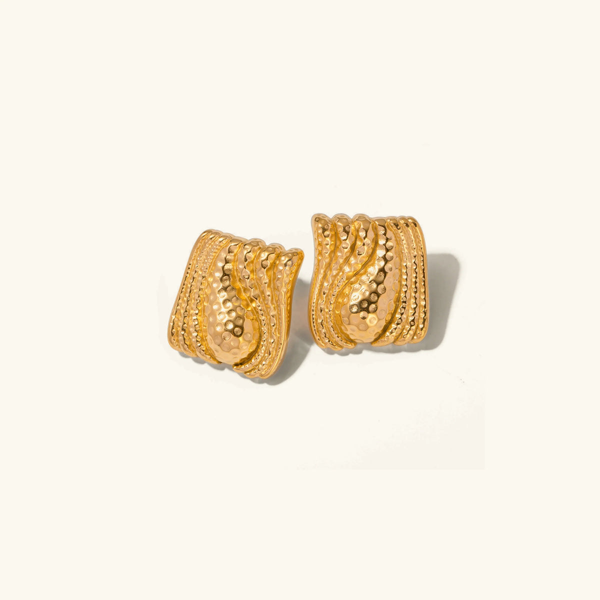 [AuraEcho]Marigold Gold Earrings