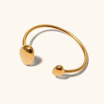 [AuraEcho]Mallory Minimalist Gold Cuff