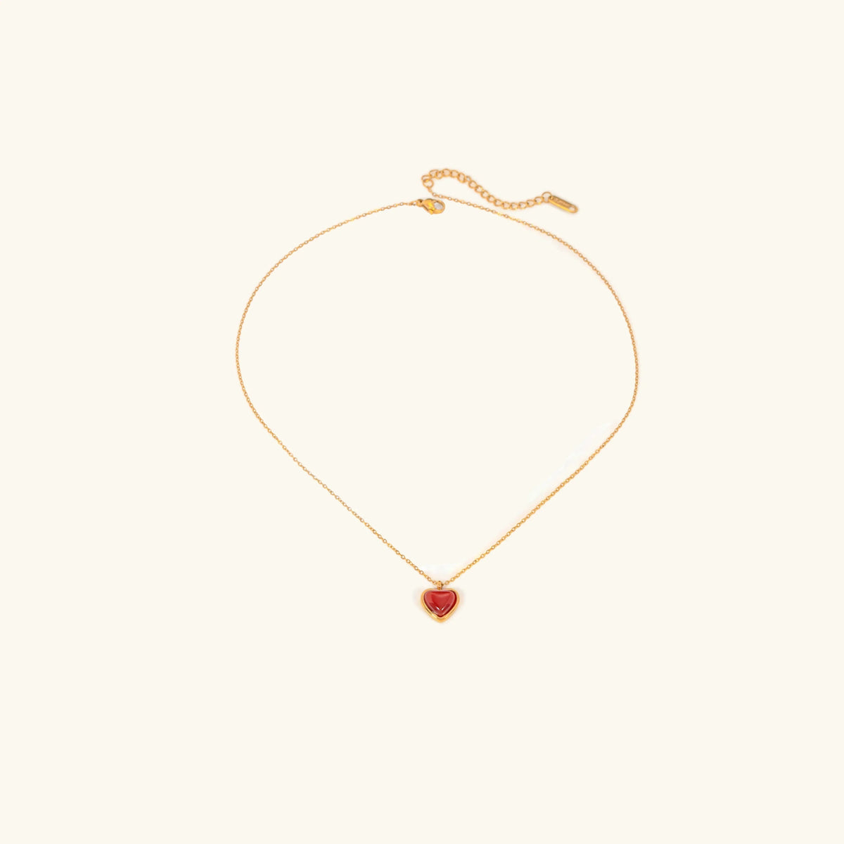 [AuraEcho]Cecily Gold Heart Necklace