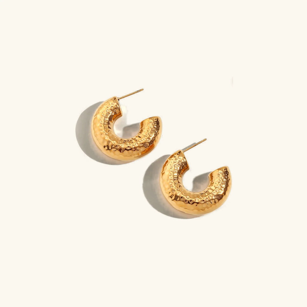 [AuraEcho]Bethany Gold Earrings