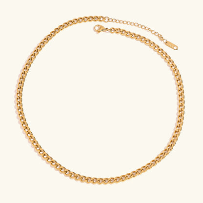 [AuraEcho]Ysolde Gold Chain Necklace
