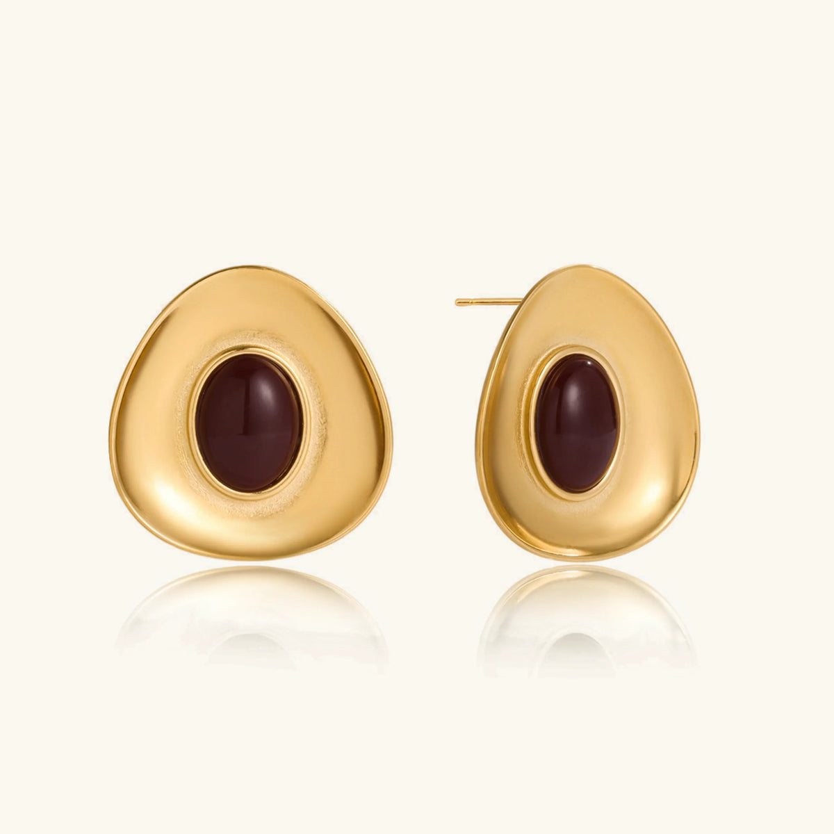 [AuraEcho]Orissa Gold Enamel Earrings