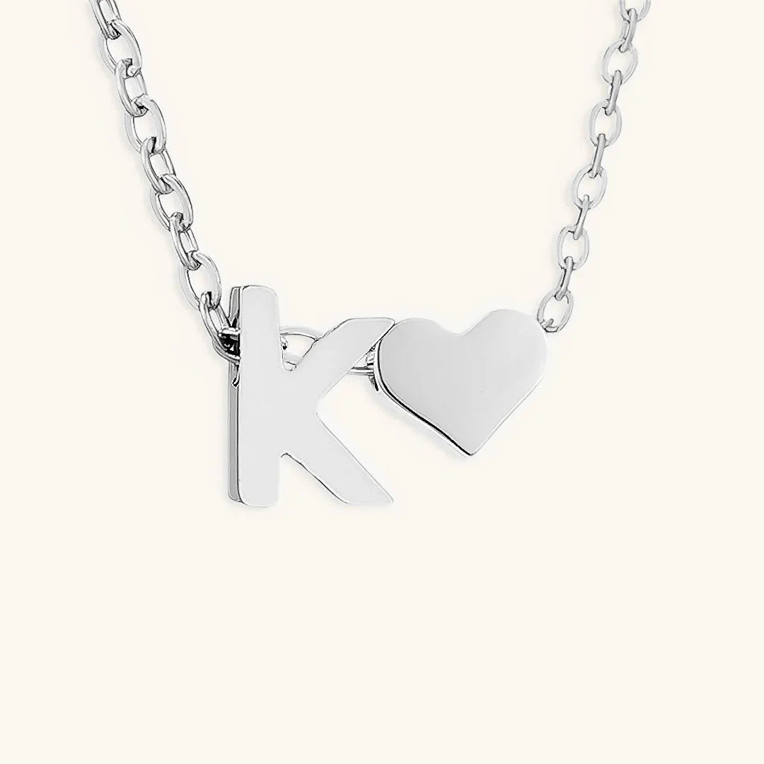 [AuraEcho]Ria Initial Letter Gold Necklace