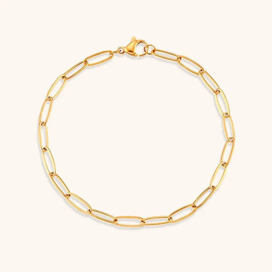 [AuraEcho]Lena Golden Chain Bracelet