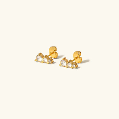 [AuraEcho]Lira Gold Earrings