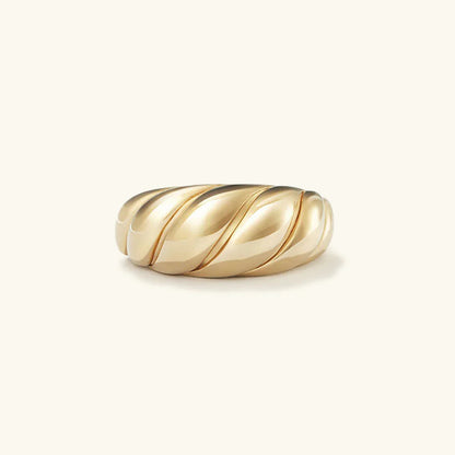 [AuraEcho]Lorelei Gold Croissant Ring