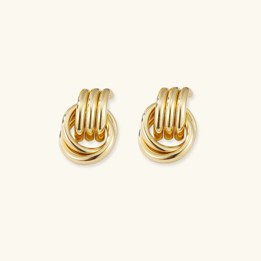 [AuraEcho]Luna Layered Hoop Earrings