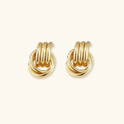 [AuraEcho]Luna Layered Hoop Earrings