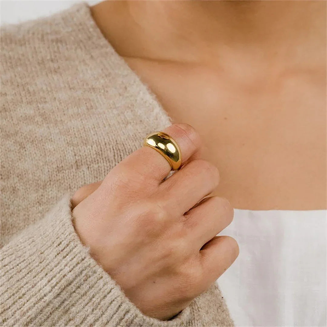 [AuraEcho]Lyra Gold Ring