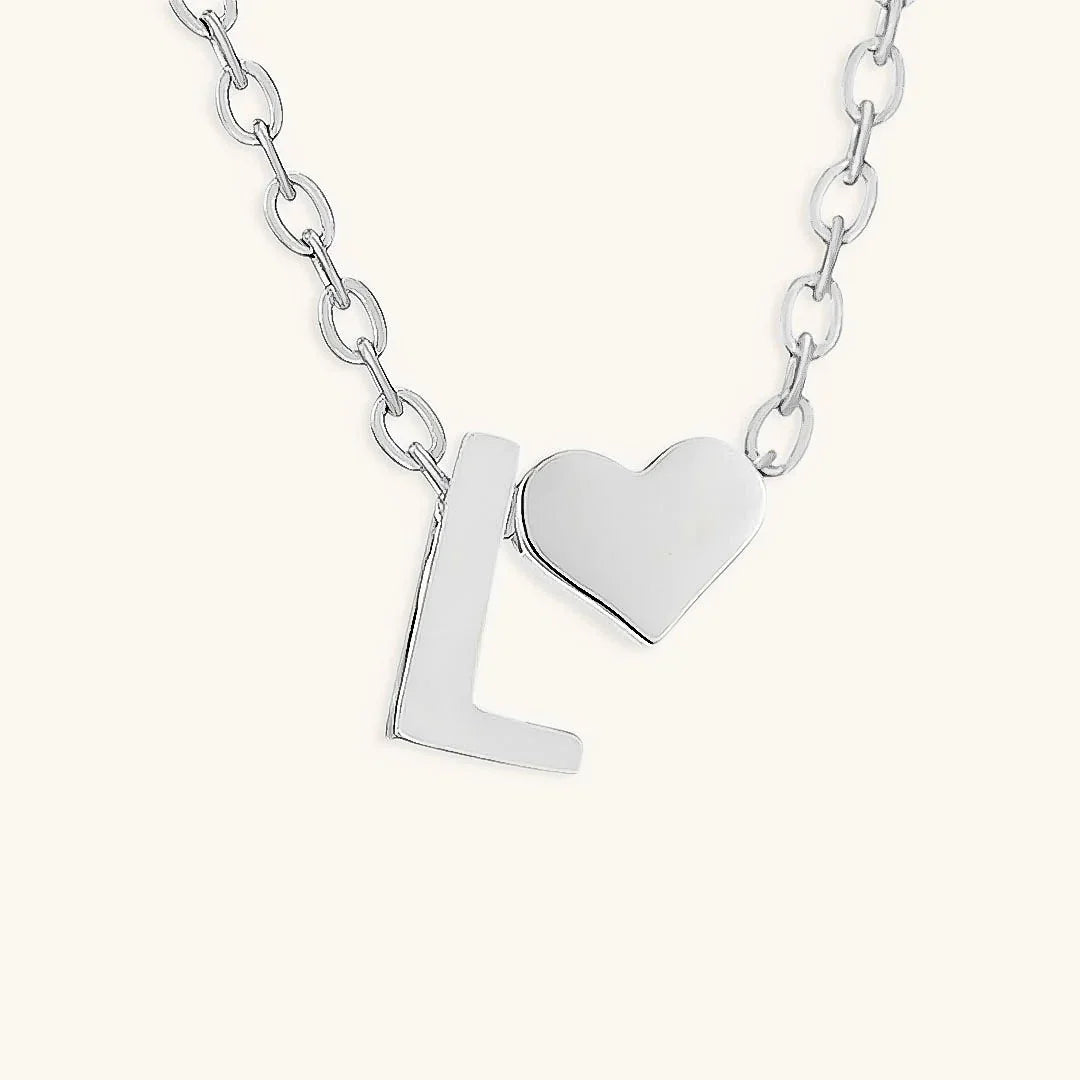 [AuraEcho]Ria Initial Letter Gold Necklace