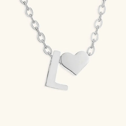 [AuraEcho]Ria Initial Letter Gold Necklace