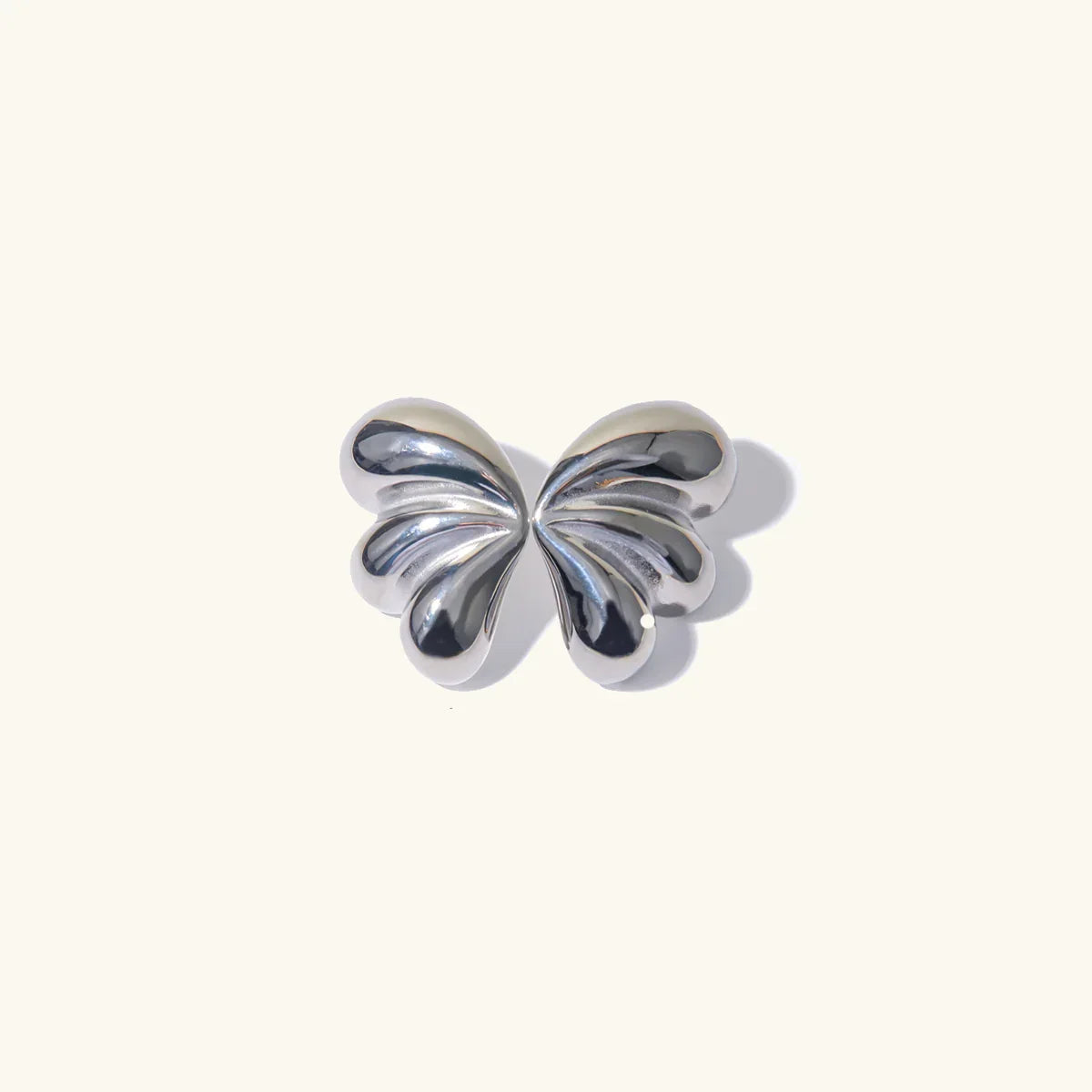 [AuraEcho]Liesel Gold Butterfly Earrings