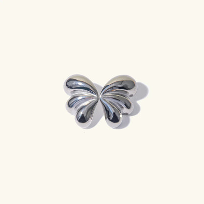 [AuraEcho]Liesel Gold Butterfly Earrings