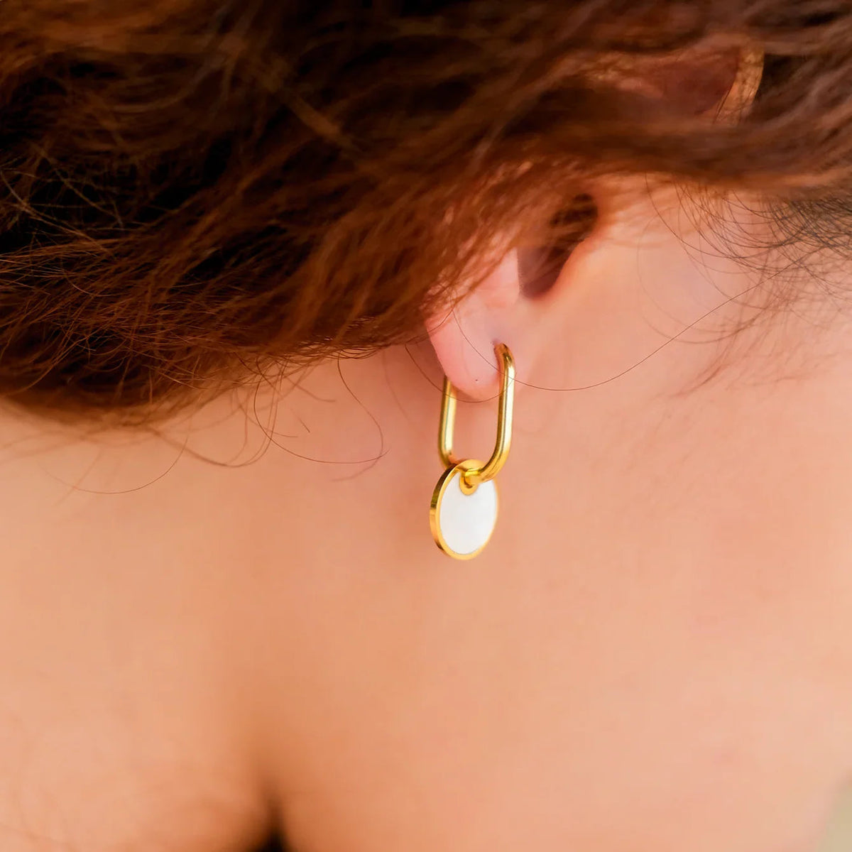 [AuraEcho]Lora Gold Earrings