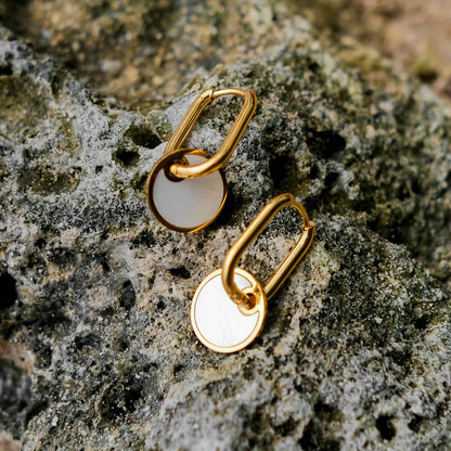 [AuraEcho]Lora Gold Earrings