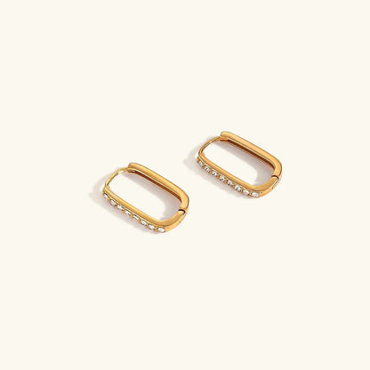 [AuraEcho]Maya Gold Hoop Earrings