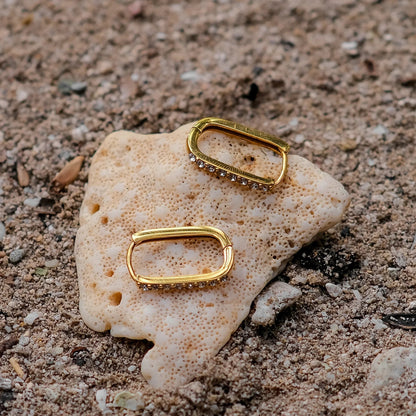 [AuraEcho]Maya Gold Hoop Earrings
