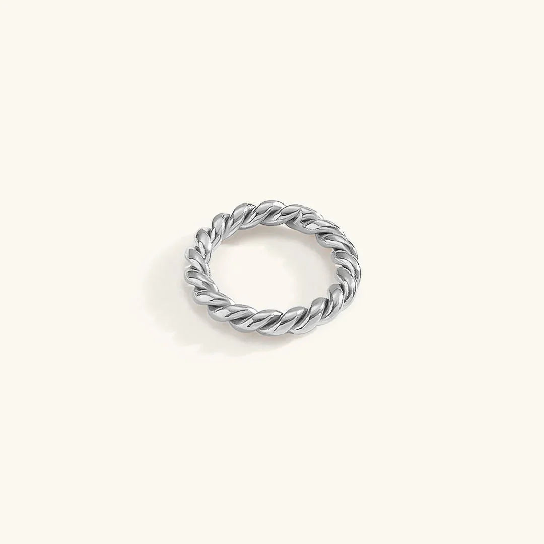 [AuraEcho]Melody Gold Twist Ring