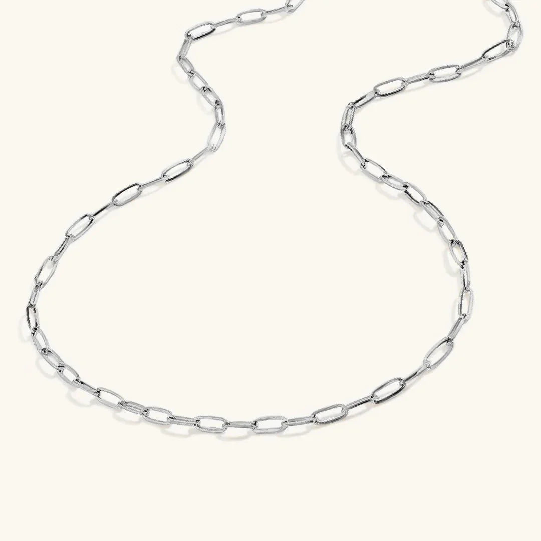 [AuraEcho]Nadia Paperclip Chain Necklace